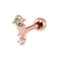 August Birthstone Helix Ear Piercing TIP-3604